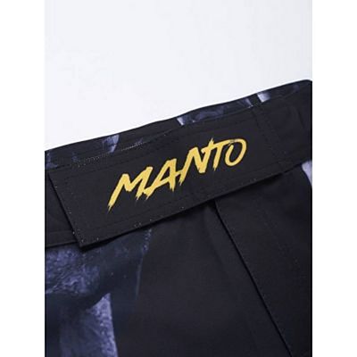 Manto Fight Shorts DOOM Blau