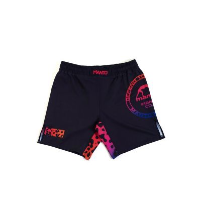 Manto Fight Shorts LEOPARD Svart