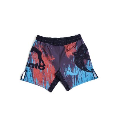 Manto Fight Shorts Livings Multicolorido