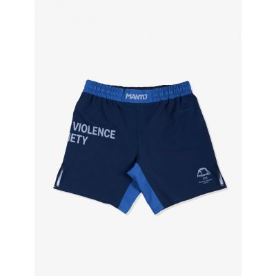 Manto Fight Shorts SOCIETY Navy Blue