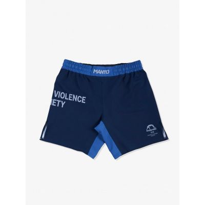 Manto Fight Shorts SOCIETY Bleu Marine