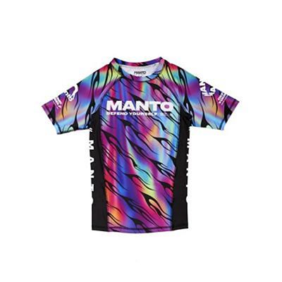 Manto Flame Rashguard Svart-Lila