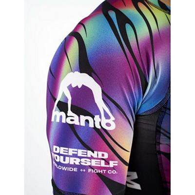 Manto Flame Rashguard Fekete-Lila