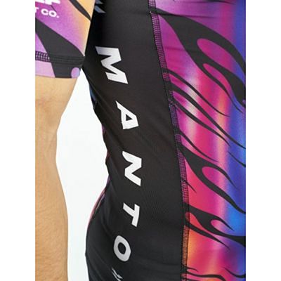 Manto Flame Rashguard Svart-Lila