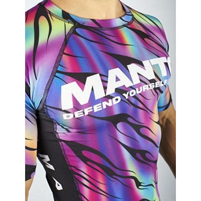 Manto Flame Rashguard Svart-Lila