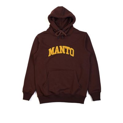 Manto Hoodie VARSITY Braun