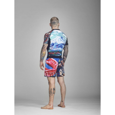 Manto IVO Rashguard Negro-Multicolor