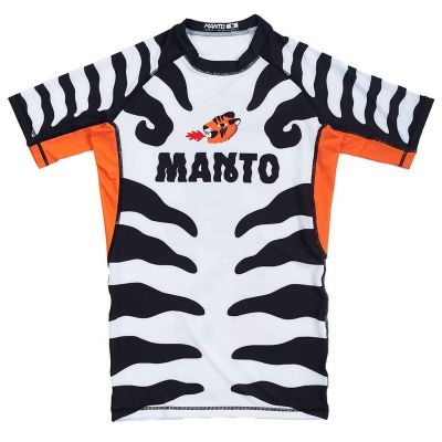 Manto Kids Rashguard DRAGON White-Black