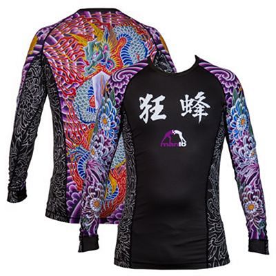 Manto Krazy Bee L/S Rashguard Negro