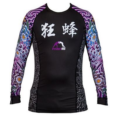 Manto Krazy Bee L/S Rashguard Negro