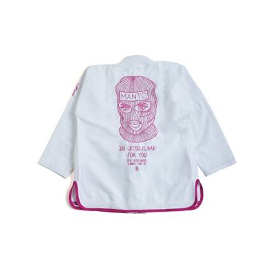 Manto KTOF BALACLAVA BJJ GI Vit-Rosa