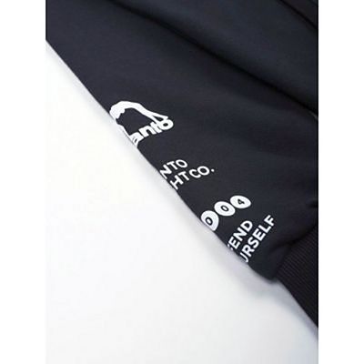 Manto Levels Zip Hoodie Schwarz-weiß