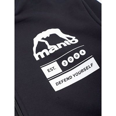 Manto Levels Zip Hoodie Svart-Vit