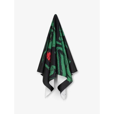 Toalla Manto Libre Negro-Verde
