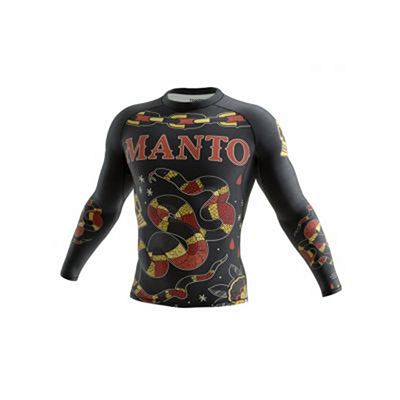 Manto Long Sleeve Rashguard CORAL Preto