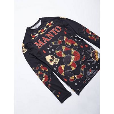 Manto Long Sleeve Rashguard CORAL Negro