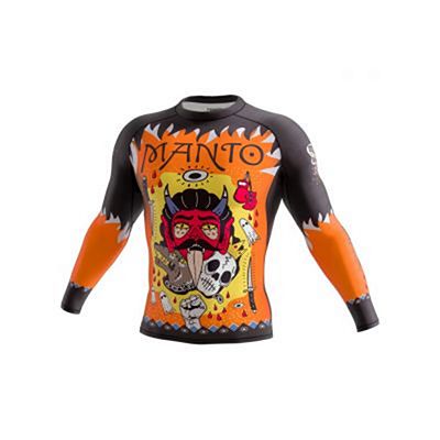 Manto Long Sleeve Rashguard Diablo Orange