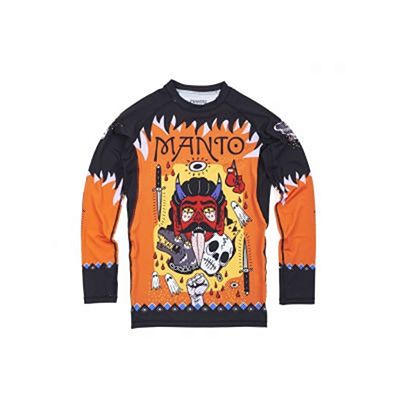 Manto Long Sleeve Rashguard Diablo Laranja