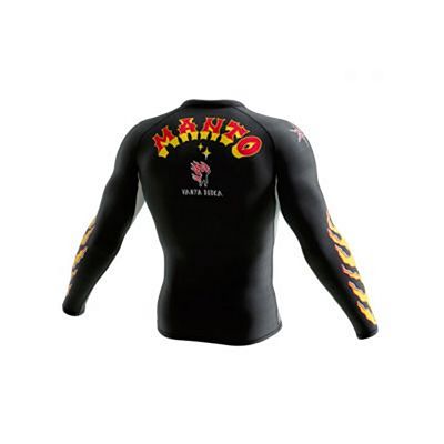 Manto Long Sleeve Rashguard LUTADOR Schwarz