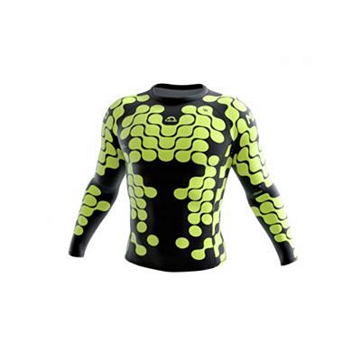 Manto Long Sleeve Rashguard ORGANIC Preto-Amarelo