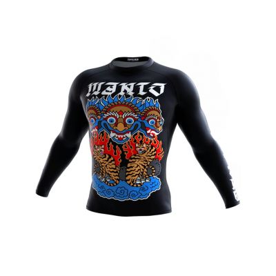 Manto Long Sleeve Rashguard TIGERS Preto