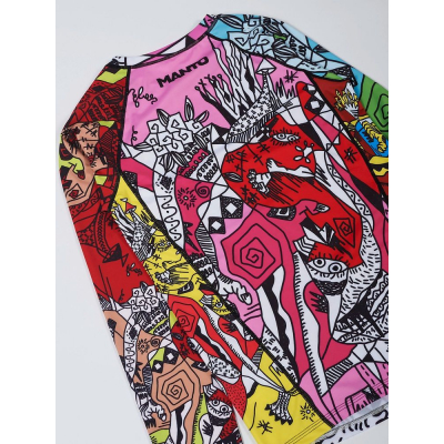 Manto Long Sleeve Rashguard WICKY Multicolore
