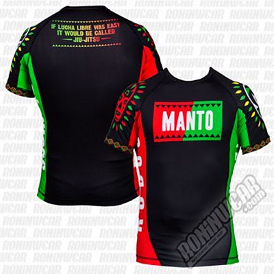 Manto Lucha Rashguard SS Negro