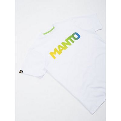 Manto Manto T-shirt Logotype Rio White