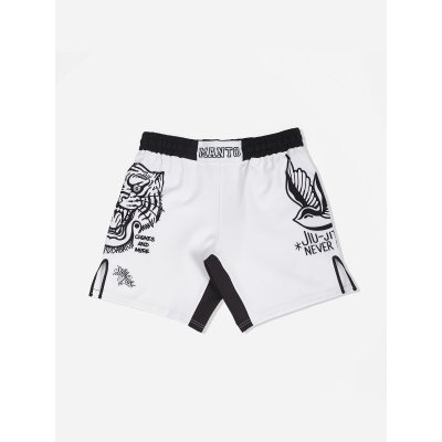 Manto Miko MMA Shortsit Valkoinen-Musta