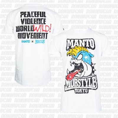 Manto Mob T-shirt Bianco