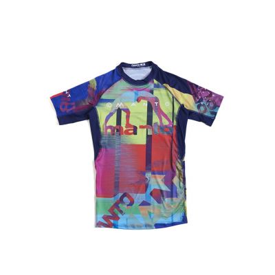 Manto Rashguard Neon Abstract Multicolor