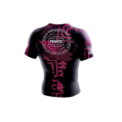 Manto Rashguard FRAGMENTS Preto-Vermelho