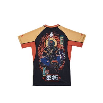 Manto Rashguard FUDO Preto-Amarelo