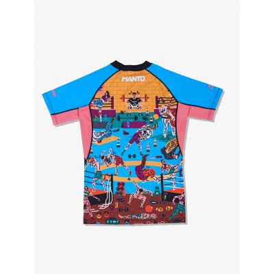 Manto Rashguard GYM 2.0 Preto-Multicolorido