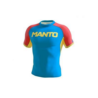 Manto Rashguard GYM Azul-Vermelho