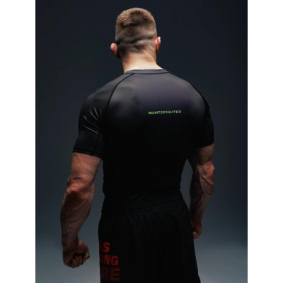 Manto Rashguard MANTOFIGHTER Svart-Grön