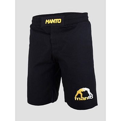 ManTo Ripstop 4.0 Logo Fightshorts Nero