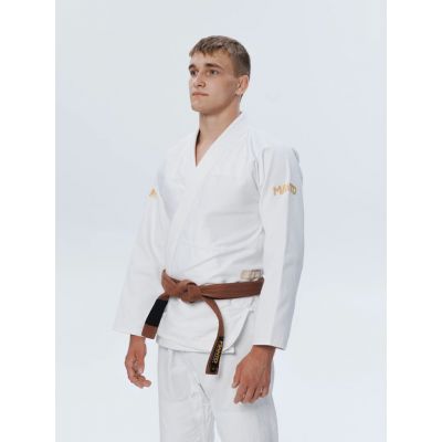 Manto RISE 2.0 BJJ GI Blanco-Oro