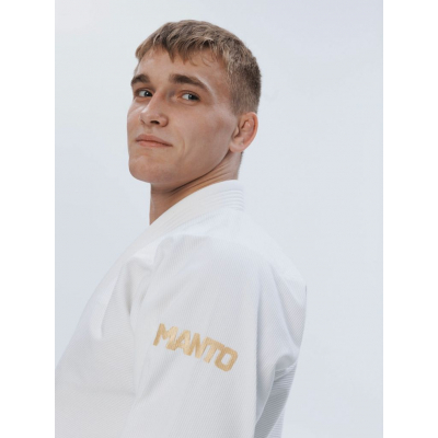 Manto RISE 2.0 BJJ GI White-Gold