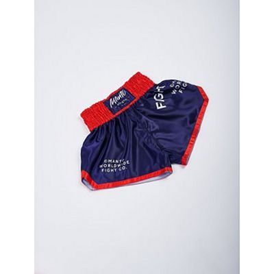 Manto Shorts Muay Thai Supply Azul Marinho