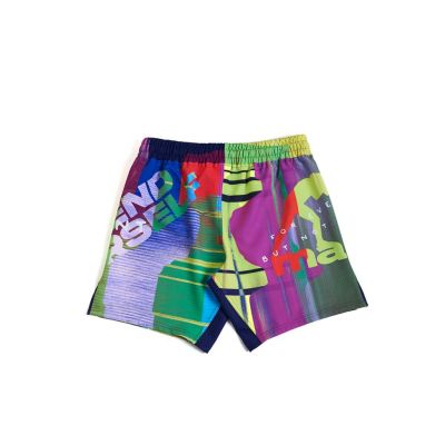 Manto Shorts Neon Abstract Flerfärgad