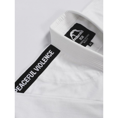 Manto SOCIETY BJJ Gi Fehèr