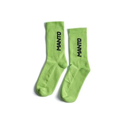 Manto Socks LOGOTYPE 23 Grün-Fluor