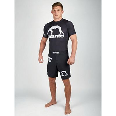 Manto Stencil Logotype Rashguard Preto-Branco