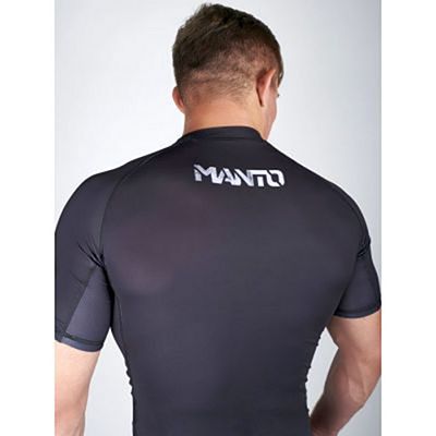 Manto Stencil Logotype Rashguard Fekete-Fehèr