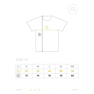 Manto T-shirt DEFEND 25 Svart-Vit