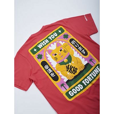 Manto T-shirt LUCKY CAT Red