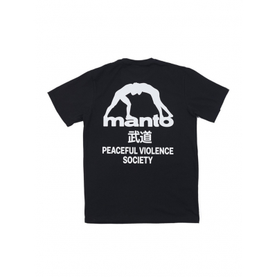 Manto T-shirt SOCIETY Preto-Branco
