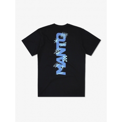 Manto T-shirt VERTICAL Preto-Azul