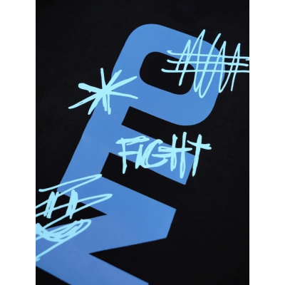 Manto T-shirt VERTICAL Preto-Azul